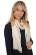 Cashmere & Silk ladies scarves mufflers scarva ecru 170x25cm